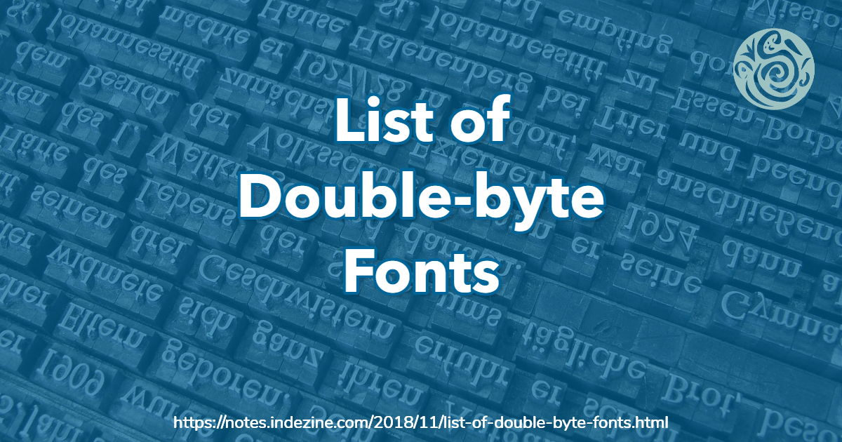 list of unicode fonts